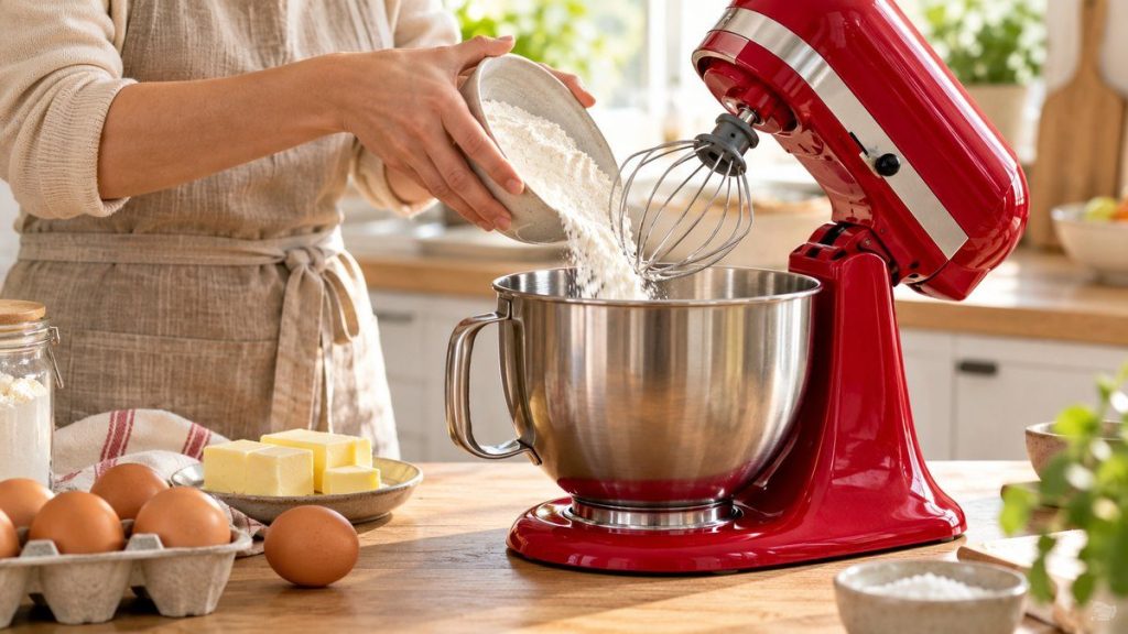 KitchenAid Artisan avis en situation, en gros plan