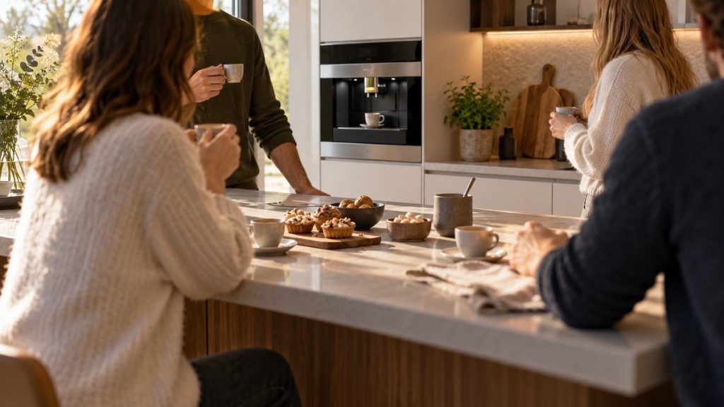 Machine à café encastrable : moment convivial à la maison