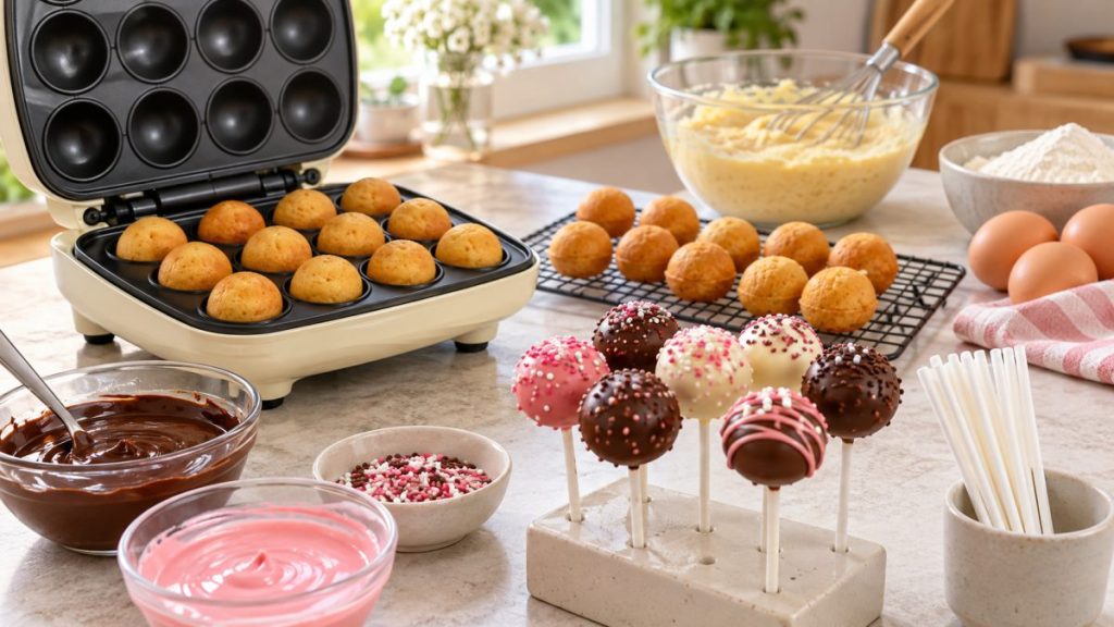 Recette des cake pops à la machine
