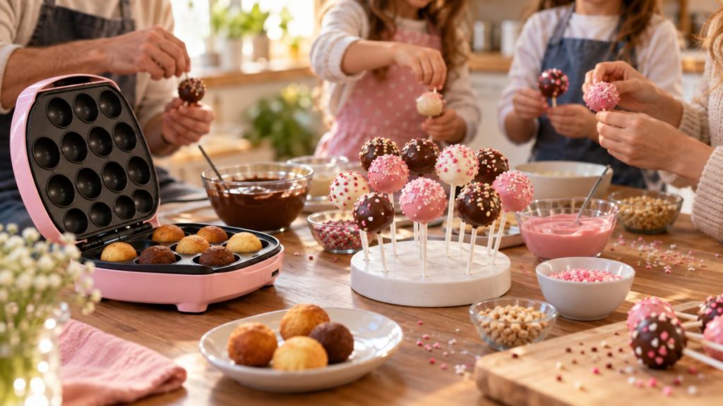 Machine à cake pops : moment convivial à la maison