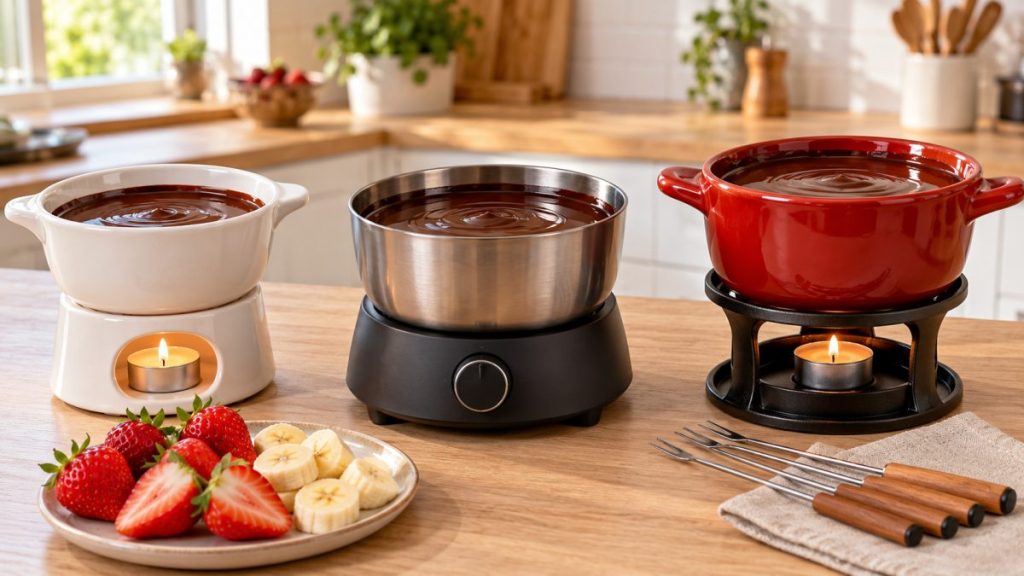 Sélection de modèles : appareil à fondue au chocolat