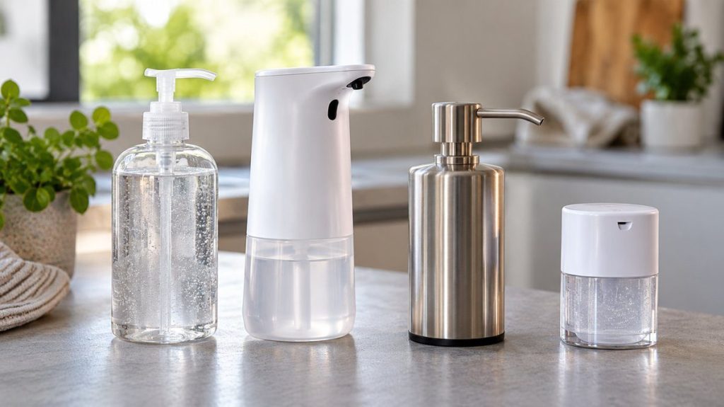 Sélection de modèles : distributeur de gel hydroalcoolique