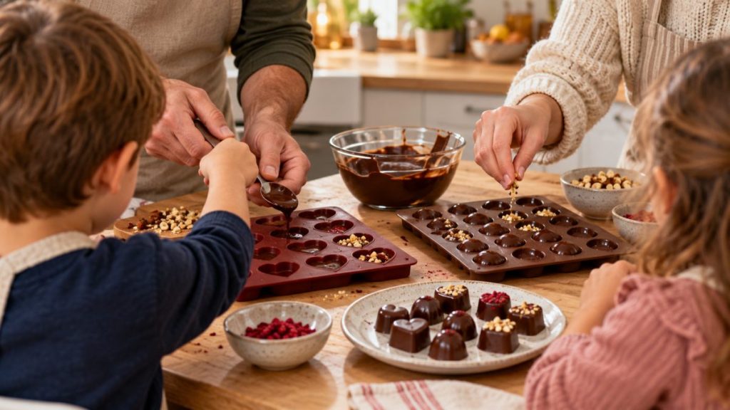Moule à chocolat : moment convivial à la maison
