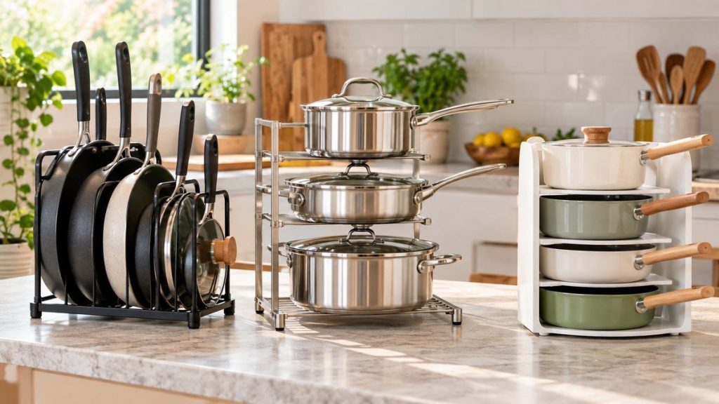 Sélection de modèles : porte casseroles