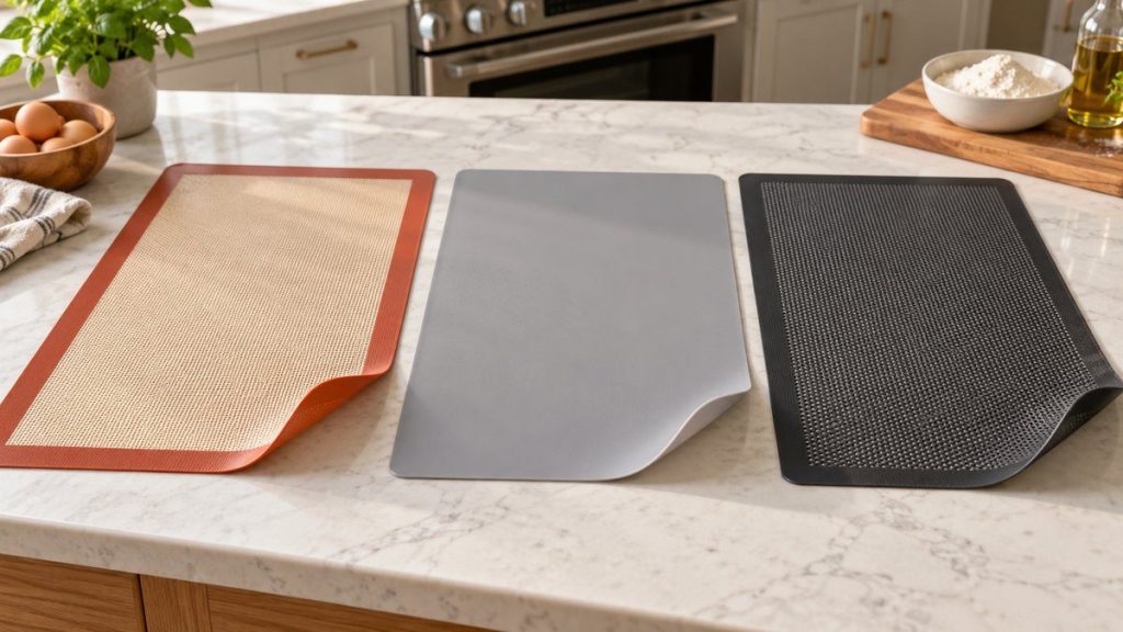 Sélection de modèles : tapis de cuisson silicone
