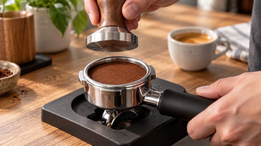 Bien tasser un espresso