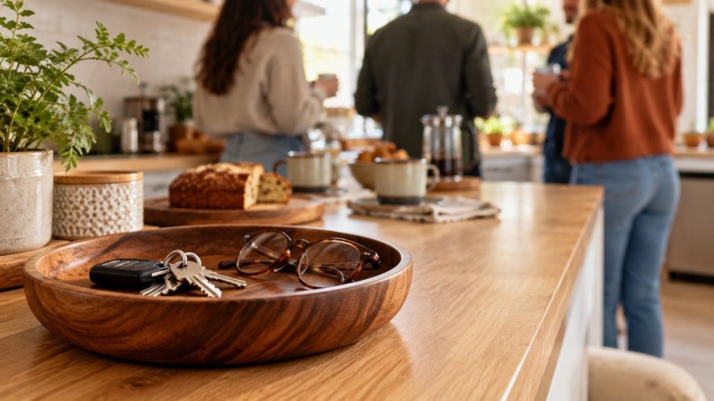 Vide-poche : moment convivial à la maison