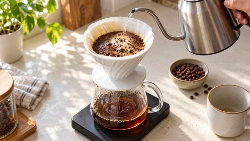 Comment faire un café filtre V60