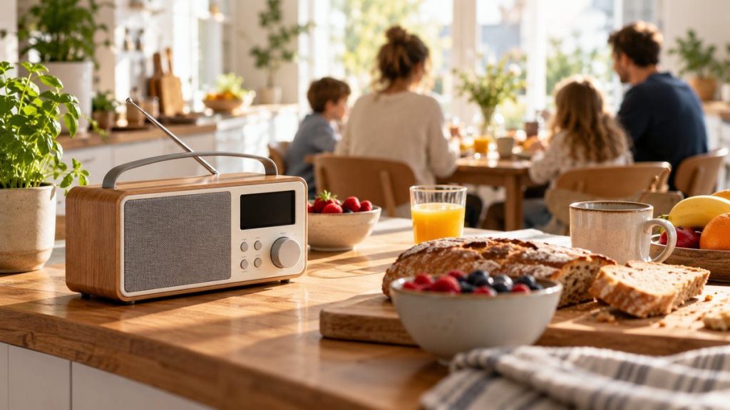 Radio de cuisine : moment convivial à la maison