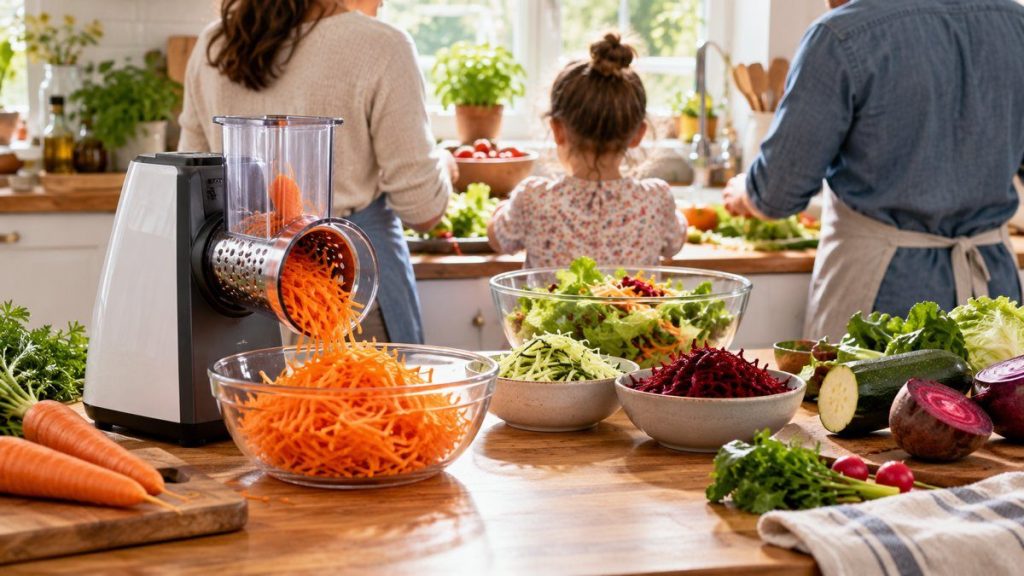 Râpe électrique : moment convivial à la maison