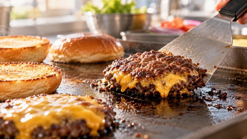 Faire un smash burger