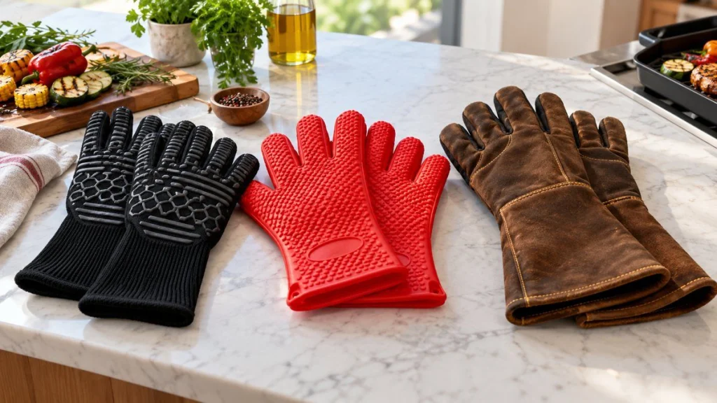 Sélection de modèles : gants barbecue