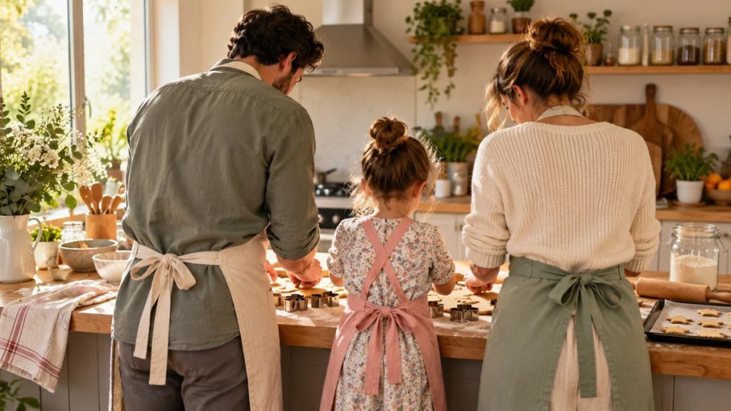 Tablier de cuisine : moment convivial à la maison