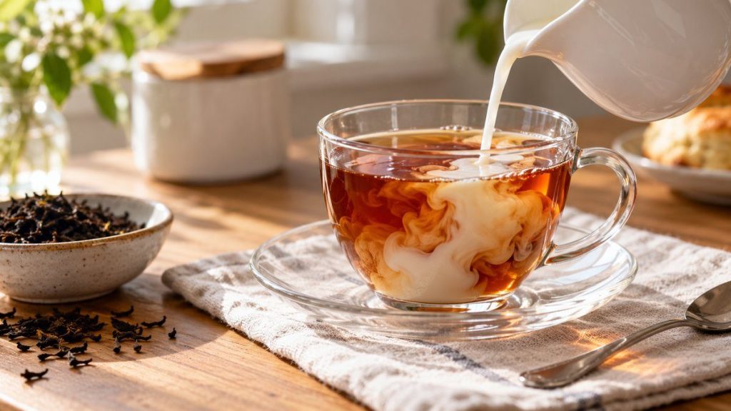 Préparer une tasse de thé noir