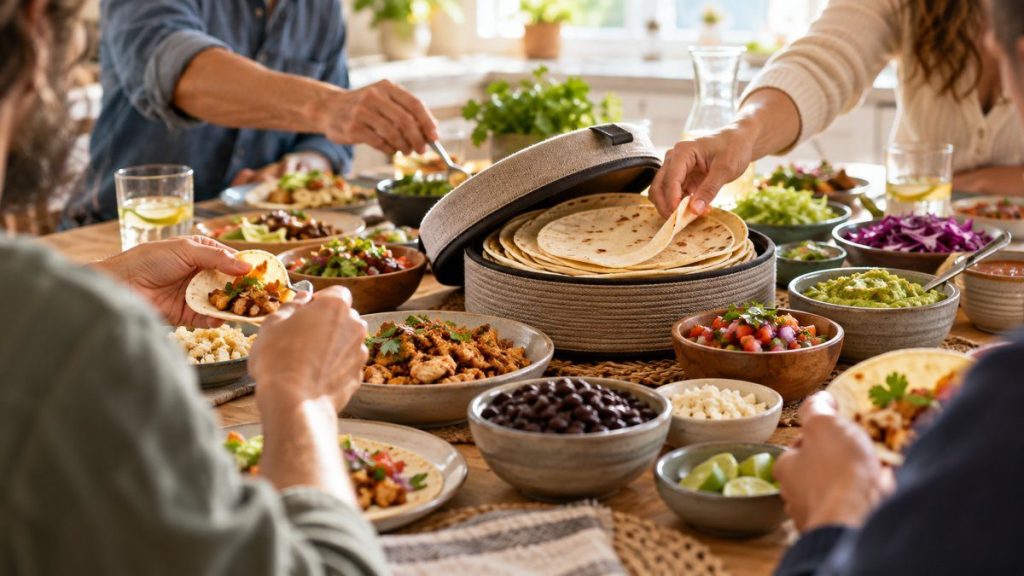 Chauffe tortilla : moment convivial à la maison