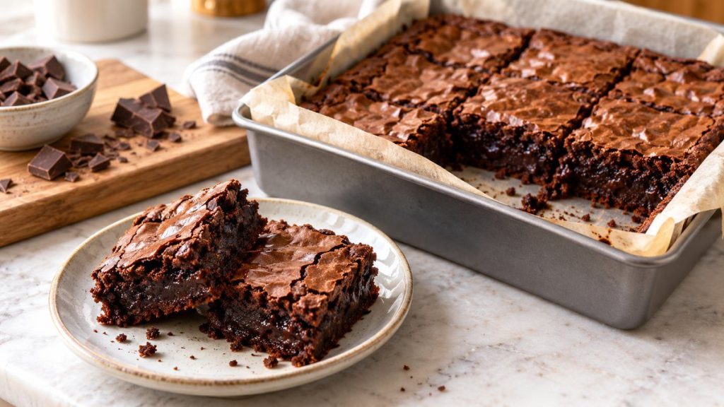 Réussir un brownie fondant