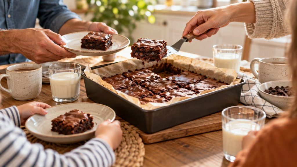 Moule à brownie : moment convivial à la maison