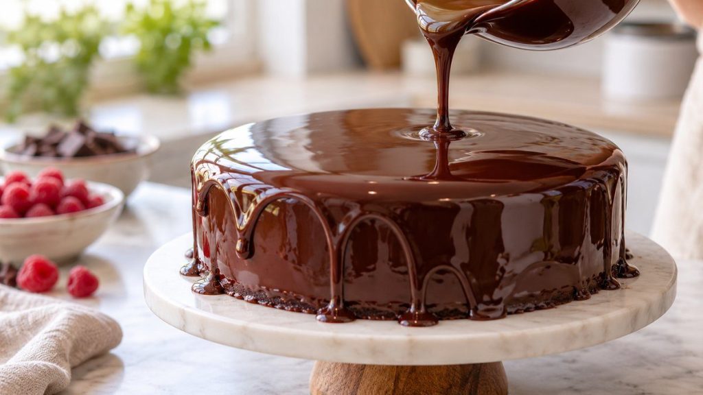 Glacer l'entremets