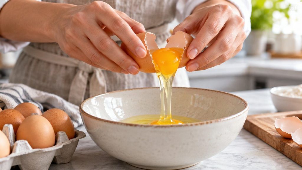 Façons de cuisiner les œufs en situation, en gros plan