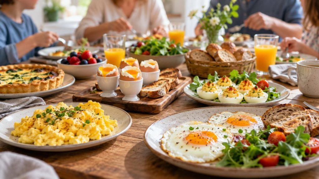 Façons de cuisiner les œufs : moment convivial à la maison
