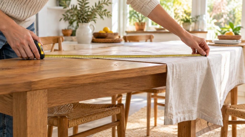 Calculer la taille de sa nappe