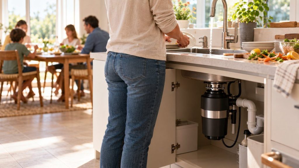 Broyeur d'évier : moment convivial à la maison