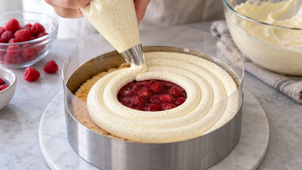 Monter un entremets