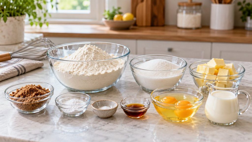 Préparer ses ingrédients avant de pâtisser