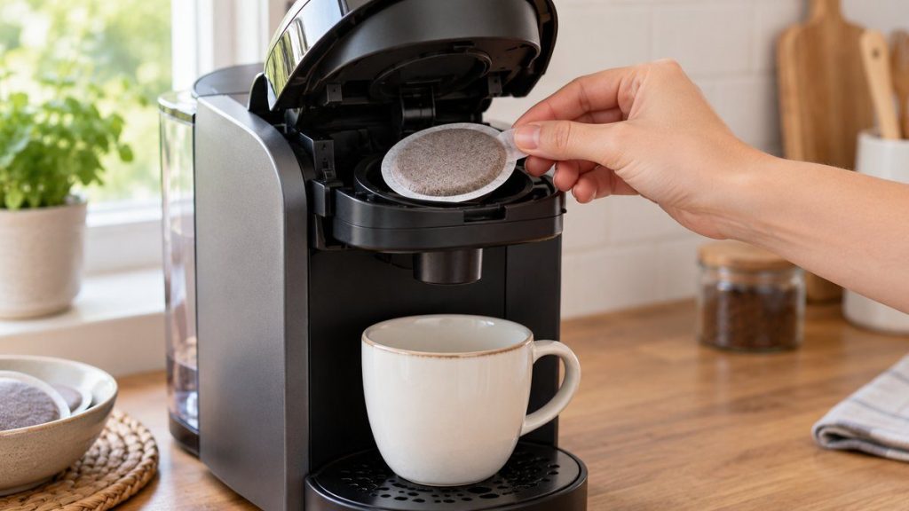 Utiliser une capsule réutilisable