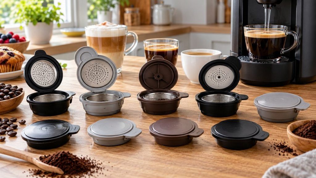Sélection de modèles : capsules réutilisables Tassimo