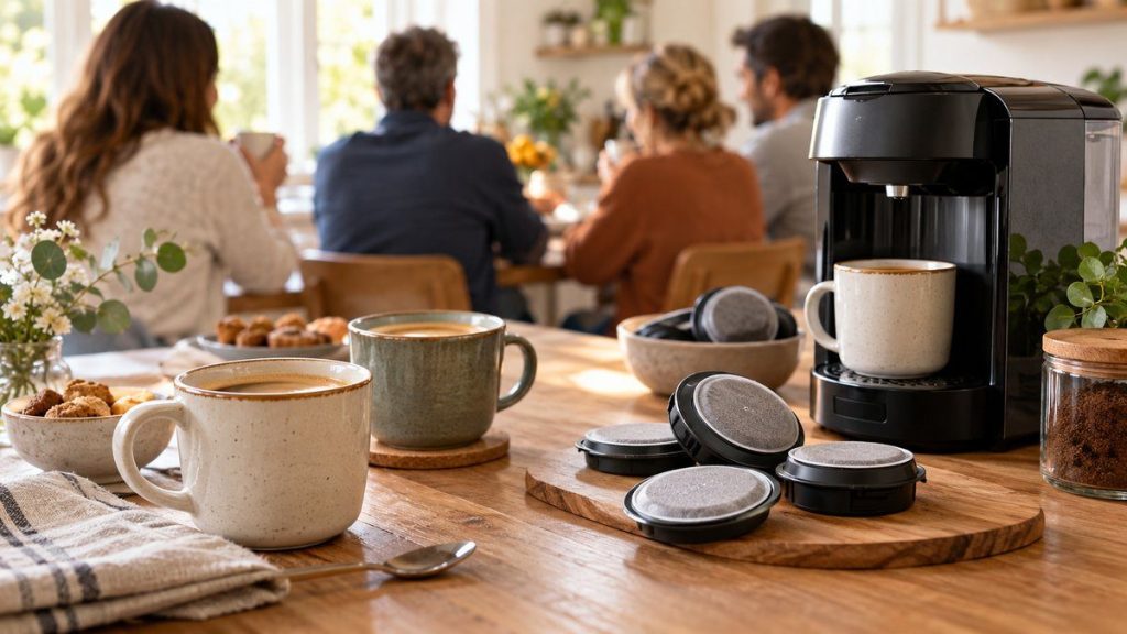 Capsules réutilisables Tassimo : moment convivial à la maison