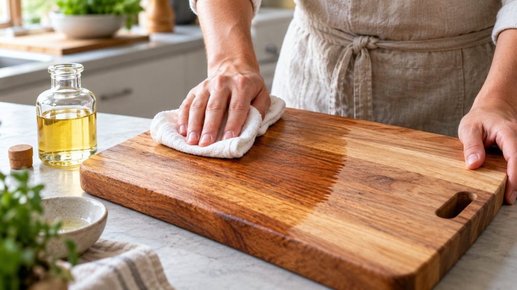 Entretenir une planche en bois