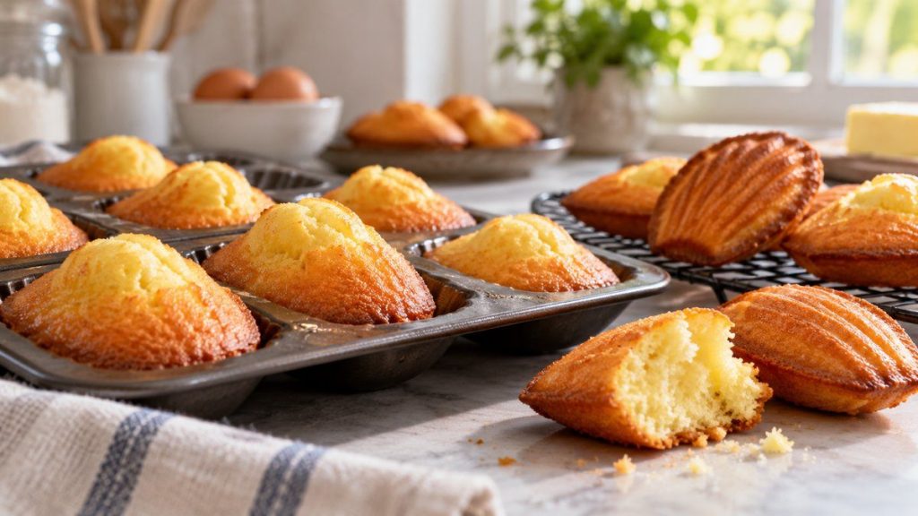 Réussir des madeleines bombées