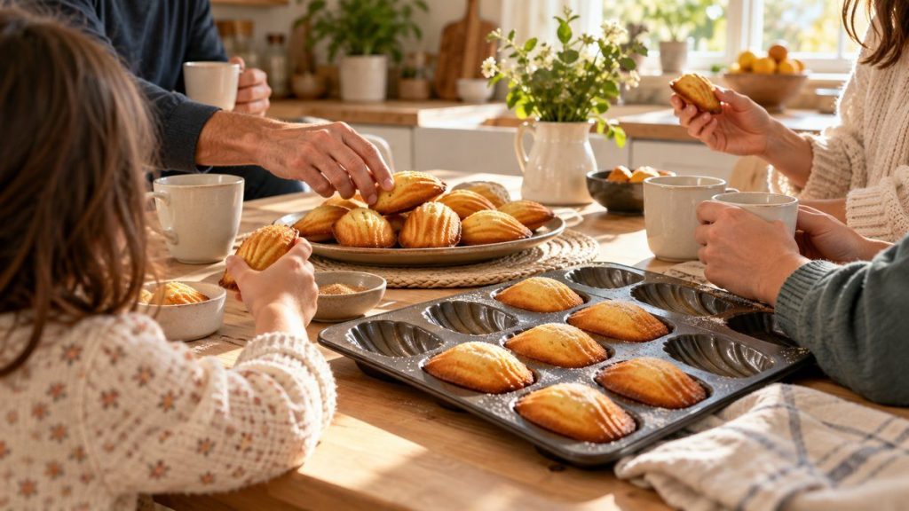 Moule à madeleine : moment convivial à la maison