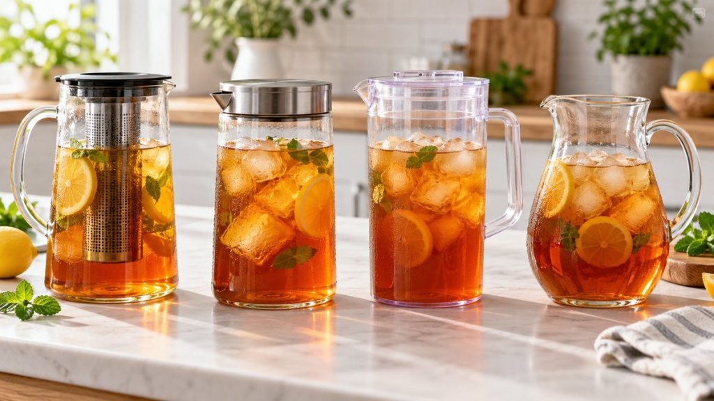 Sélection de modèles : pichet thé glacé
