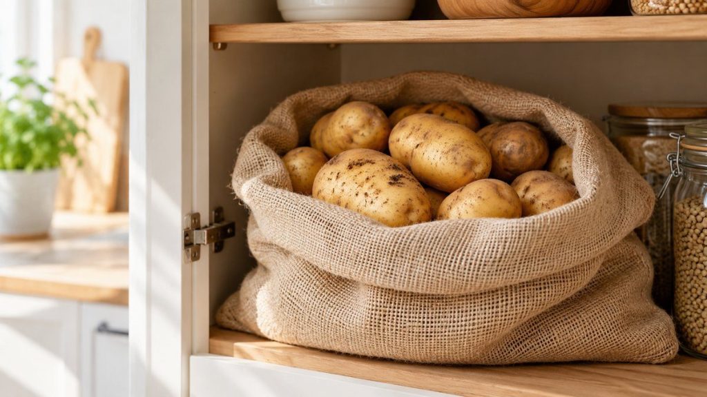 Préparer les pommes de terre au stockage