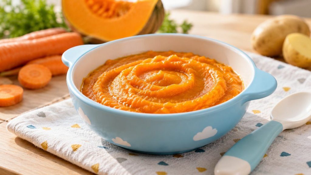 Une purée de légumes que les enfants aiment