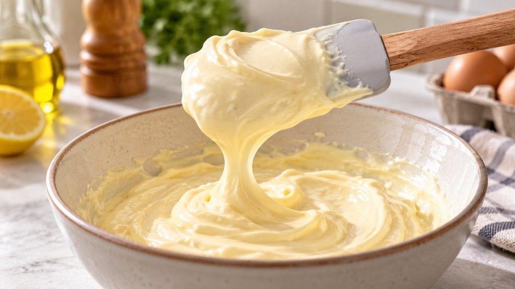 Rattraper une mayonnaise trop liquide