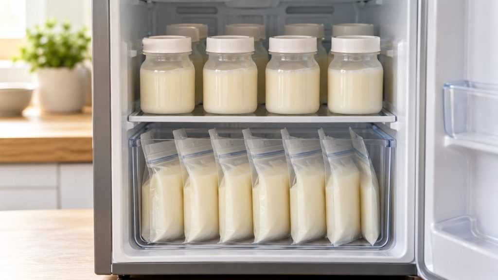Conserver le lait tiré