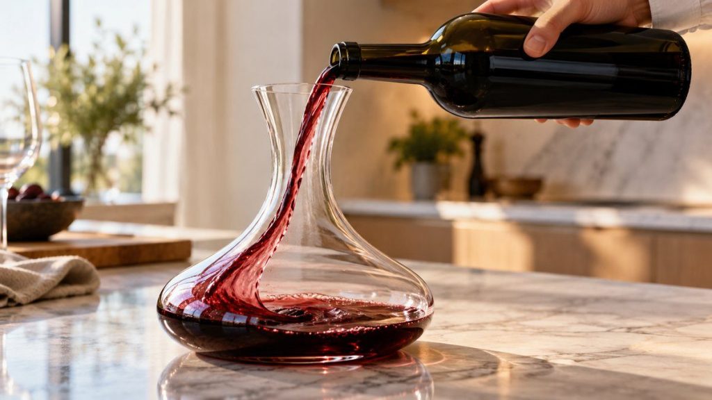 Décanter un vin