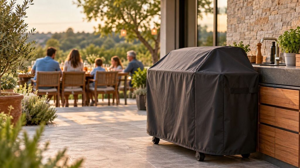 Housse barbecue : moment convivial à la maison