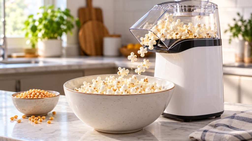 Comment faire du pop-corn à l'air chaud