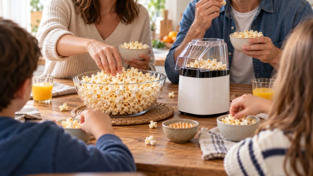 Machine à pop-corn : moment convivial à la maison