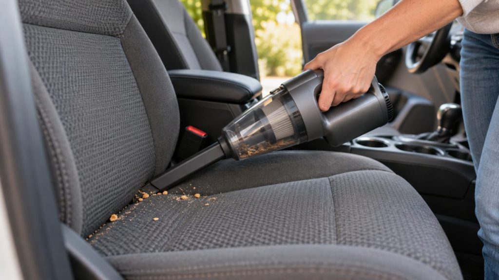 Comment nettoyer sa voiture avec un aspirateur à main
