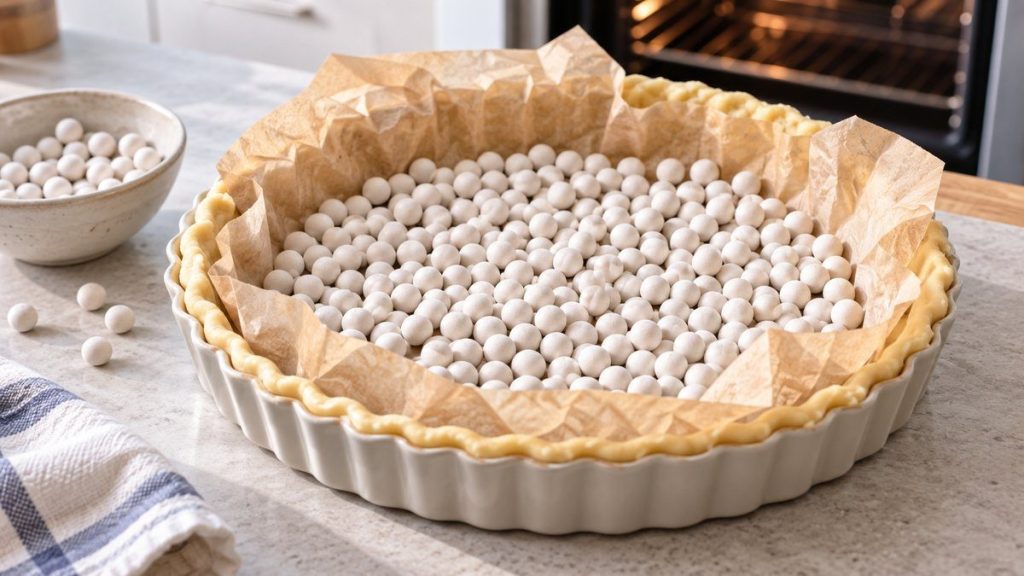 Cuire une pâte à blanc