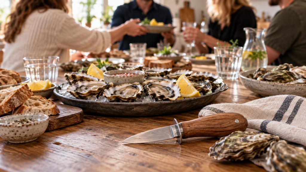 Couteau à huîtres : moment convivial à la maison