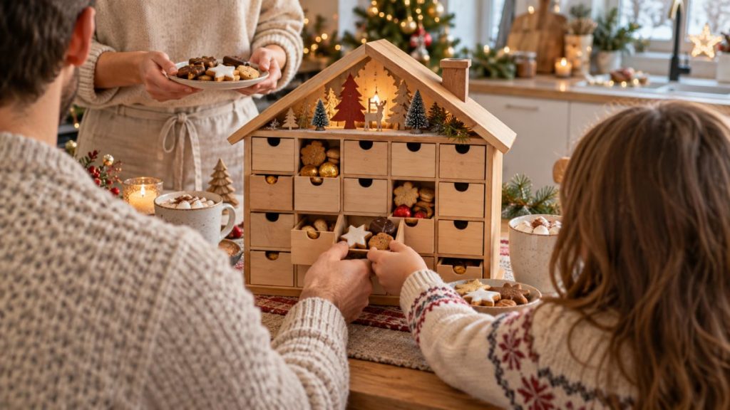 Calendrier de l'avent gourmand : moment convivial à la maison