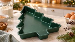 Moule sapin de noël dans une cuisine