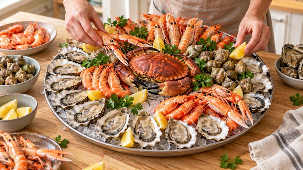 Dresser un beau plateau de fruits de mer