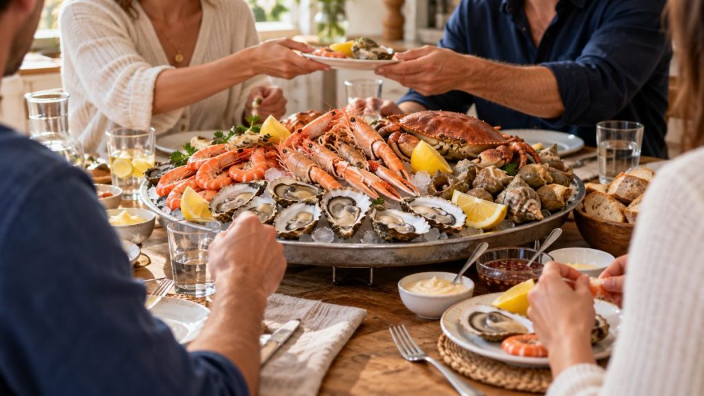 Plateau fruits de mer : moment convivial à la maison